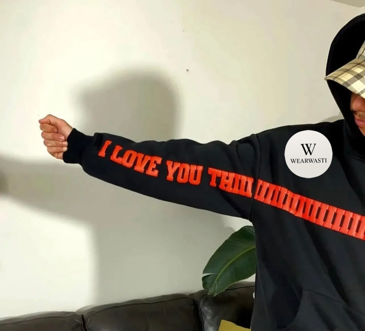 When words aren’t enough… this hoodie says it all ❤️