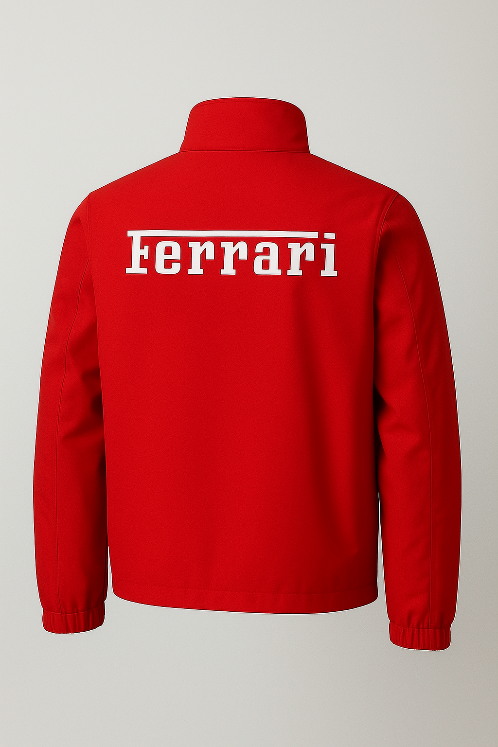 Race-ready vibes in every stitch-Red Ferrari F1 Jacket