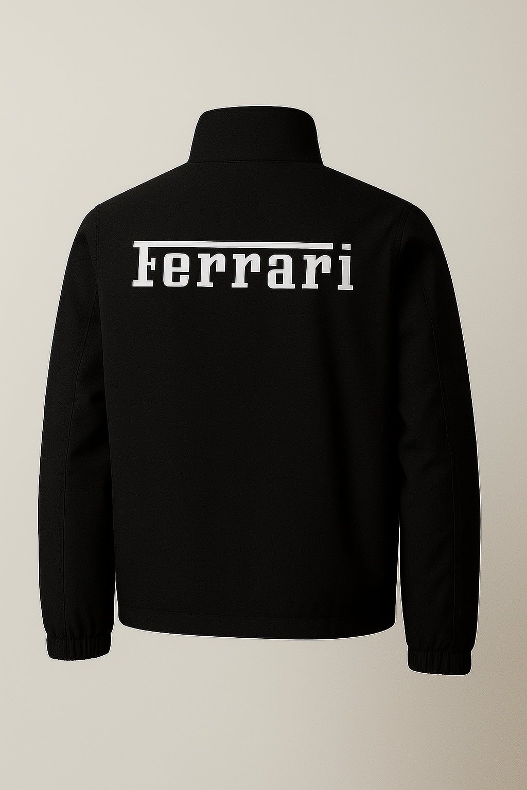 Vintage Black Ferrari F1 Jacket – Motorsport Inspired